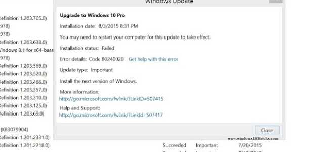 Возможные решения для проблем установки Windows 10 Ошибки обновления и активации
