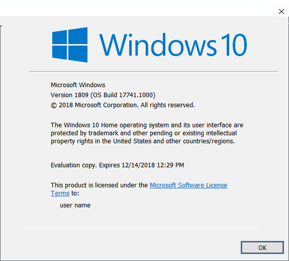 Redstone 5 теперь официально Windows 10 версии 1809
