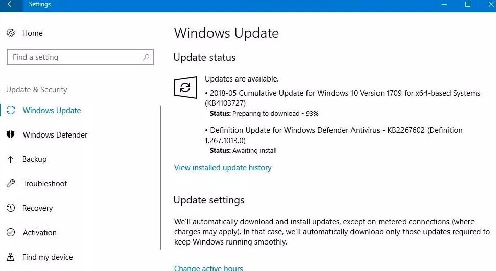 Накопительное обновление для Windows 10 KB4103727 Сборка ОС 16299.431