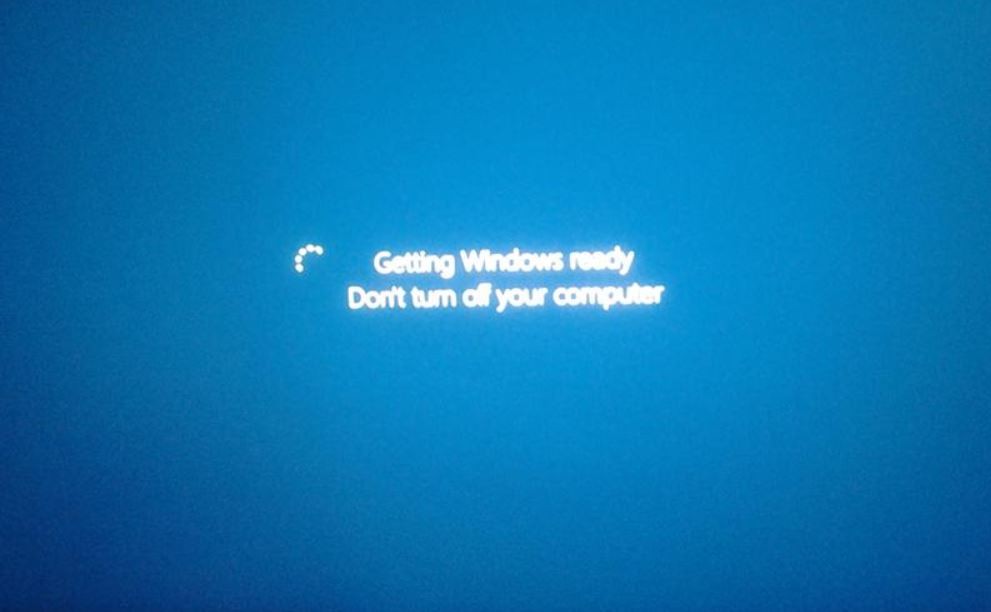 Готовимся к Windows, Дон't turn off your computer