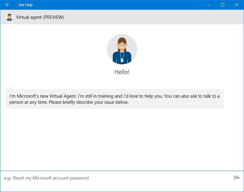 Виртуальный агент Windows 10