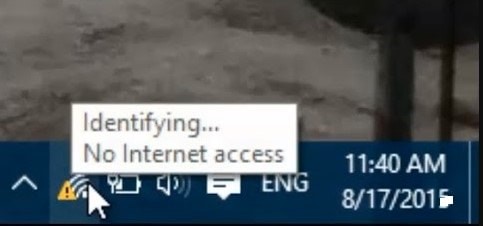 нет доступа в Интернет