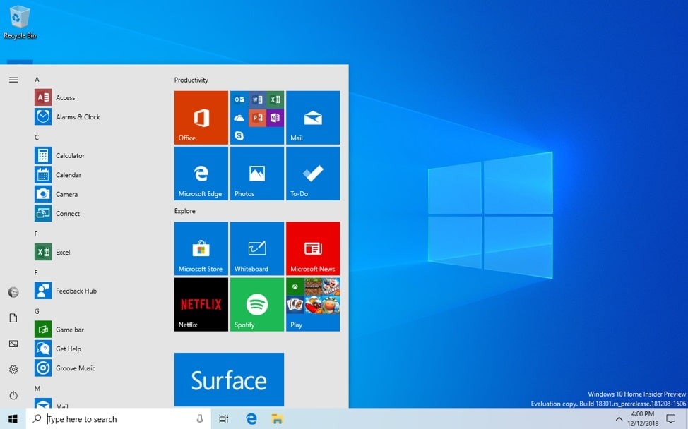 Windows 10 новая светлая тема
