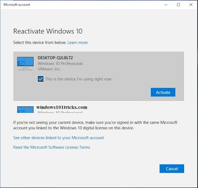 Windows-10-активация-устранение неполадок-инструмент 03