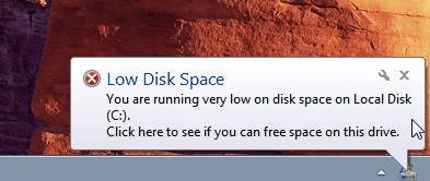 Windows мало места на диске